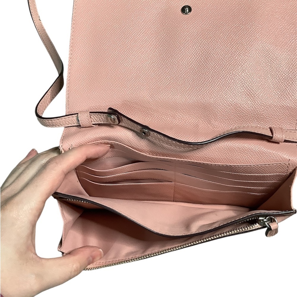 Coach Pink Leather Crossbody Bag - Picture 4 of 4